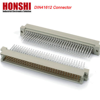 5.08mm DIN 41612 Steckverbinder 2 Reihen 15P weibliche Leistungstyp PCB vertikal weiblich 7+8 P 15Pin