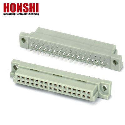 PCB Rechtswinkel männlich 48P 3 Reihen DIN41612 Stecker, 90 Grad R/A PCB männlich 3*16P 48Pin
