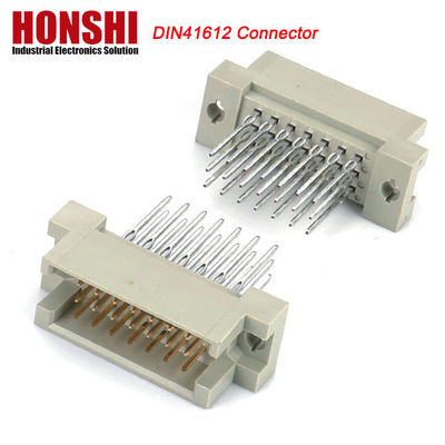 PCB Männliche Press-Pin DIN 41612 Steckverbinder, 21 Spitzen Gerade 3 Reihen PCB Eurocard Steckverbinder