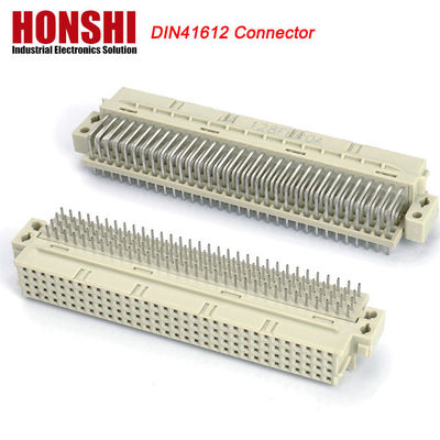 DIN 41612 Vier-Reihe-Inline 128-Pin-Konnektor Messing-PCB Aktuelle Anwendung
