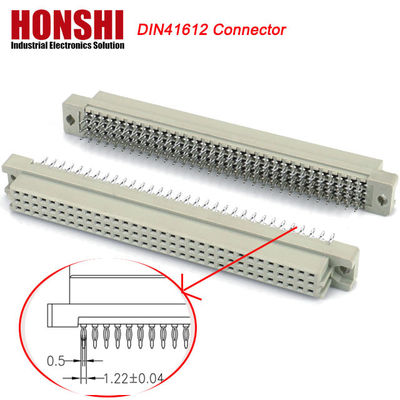 DIN 41612 Vier-Reihe-Inline 128-Pin-Konnektor Messing-PCB Aktuelle Anwendung