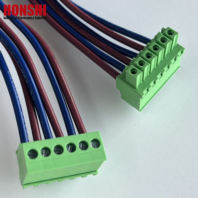 3.5 mm weibliche Steckdose-Terminal-Block Draht und Kabel Montage Hersteller Drahtgurt