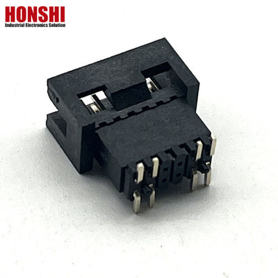 1.27mm Pitch H5.7mm SMT Messing Goldplattiert Männliche Box Kopfhörer PCB-Anschluss