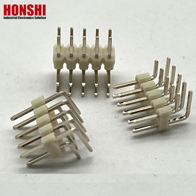 2.54mm Pin Header Dual Row 4 6 10 20 40P Männlicher Header-Anschluss PCB Pin Strip Weiß Option