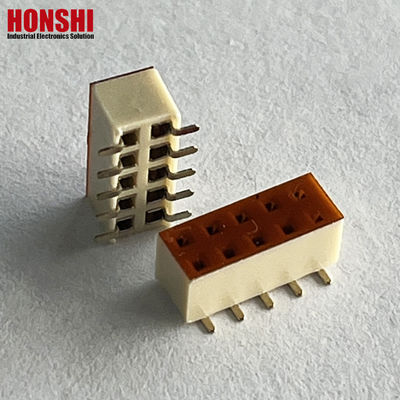 2.54mm Pin Header Dual Row 4 6 10 20 40P Männlicher Header-Anschluss PCB Pin Strip Weiß Option