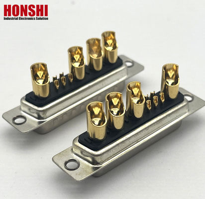 D-SUB 9W4 Weibliche Gold-Pin-Lötdrahtverbindungen 10A 20A 30A 40A