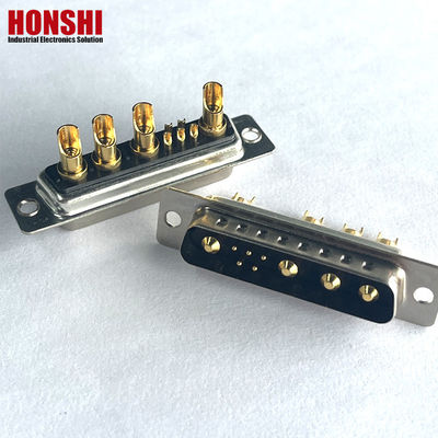 D-SUB 9W4 Weibliche Gold-Pin-Lötdrahtverbindungen 10A 20A 30A 40A