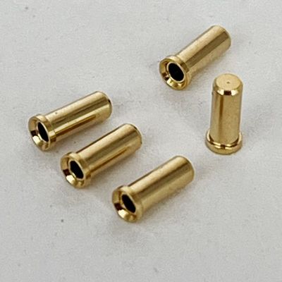 2.32mm Kreisverbindung Krampfkontakte weibliche Messingspin vergoldete Verbindungspin