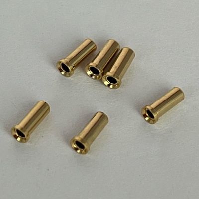 2.32mm Kreisverbindung Krampfkontakte weibliche Messingspin vergoldete Verbindungspin