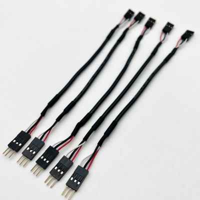 Custom 2,54mm Dupont Line Männlich weiblich Jumper Drahtgurt Dupont Kabel 15cm Schwarz
