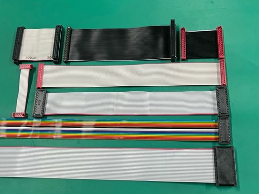 Ul 2561 28 Gauge 2.54 Pitch Dip Kabelmontage Idc 20 Pin Flat Ribbon Kabel Drahtgurt