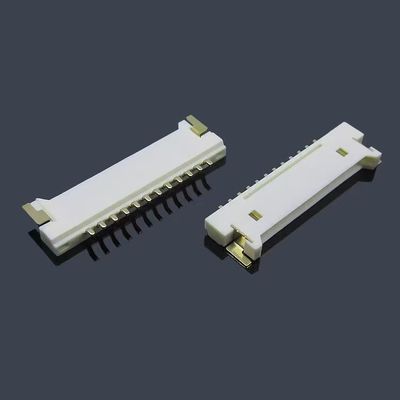 1.25mm FFC/FPC Kabel Zif Socket Connector Seitenkontakt mit Schloss 8 10 18 30 Pin Rechtswinkel Typ