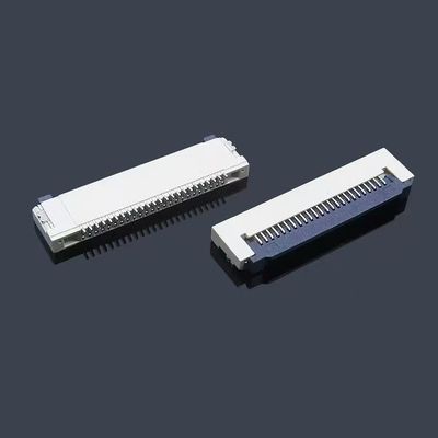 1.25mm FFC/FPC Kabel Zif Socket Connector Seitenkontakt mit Schloss 8 10 18 30 Pin Rechtswinkel Typ