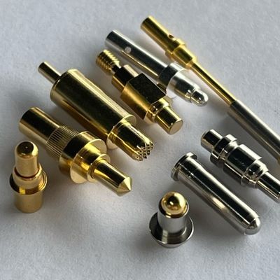 Pogo-Pin-Konnektor Feder 1A 3A 10A Gold Kupfer M8 M4 M3 M2 Schraubleitfaden-Prüfspin