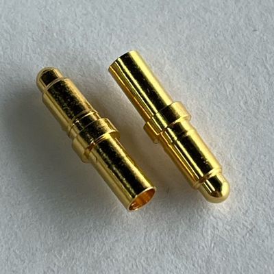 Pogo-Pin-Konnektor Feder 1A 3A 10A Gold Kupfer M8 M4 M3 M2 Schraubleitfaden-Prüfspin