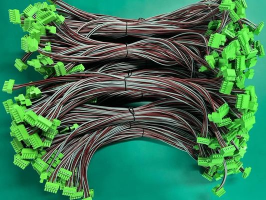 OEM Kabellänge Industriemaschine 5,08 mm Klemmenblock Grün Kabel- und Kabelbaum-Baugruppe 0,5 m 1 m 100 % Prüfung Inspektion