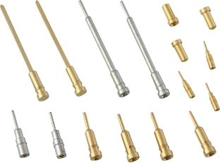 Präzisionsbearbeitete Teile Kupfer Endgeräte Pin Produktion Messing Drehmaschine CNC Pom Bearbeitung Pin Teil