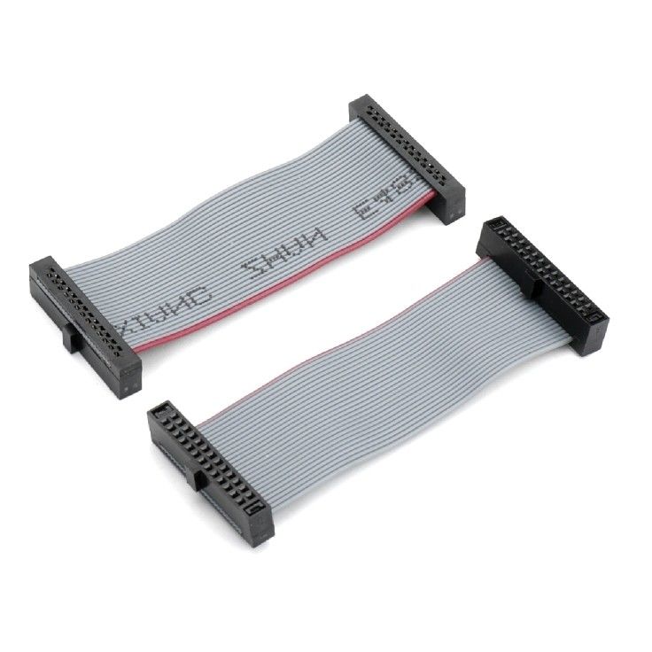 1.27mm Pitch Ribbon Flat Cable Assembly Ribbon IDC Connector Cable 20 Pin Drahtgurt