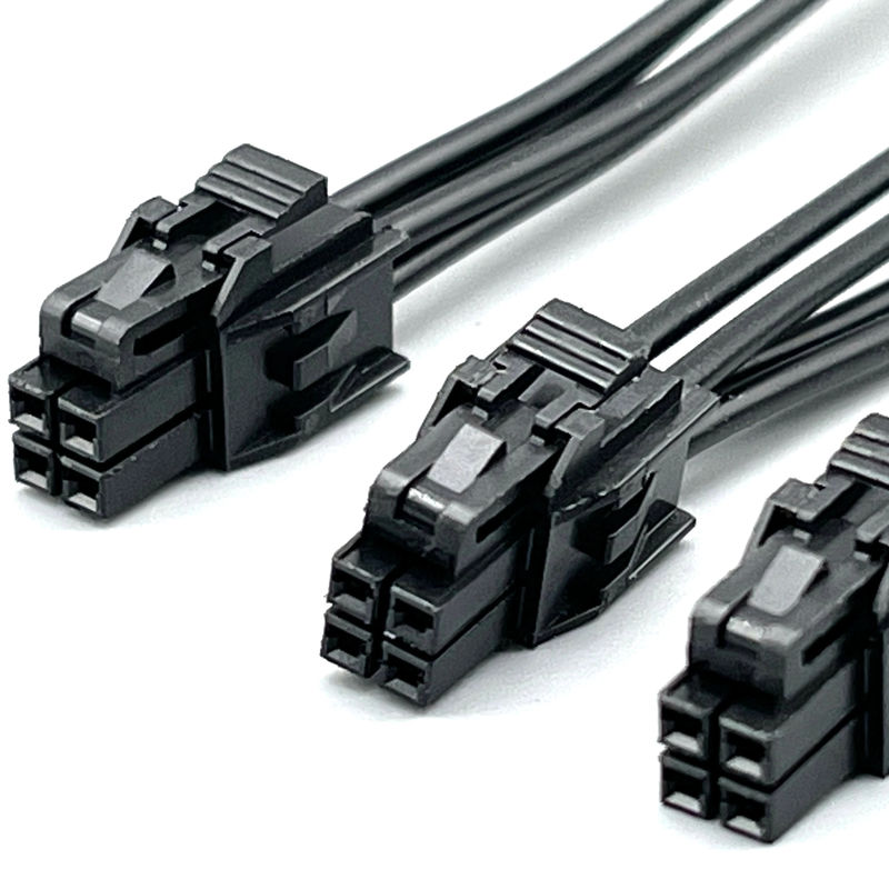 angepasste Molex Nano Fit 2.5 4 Pin Connector elektrische Drahtgurt-Versammlung