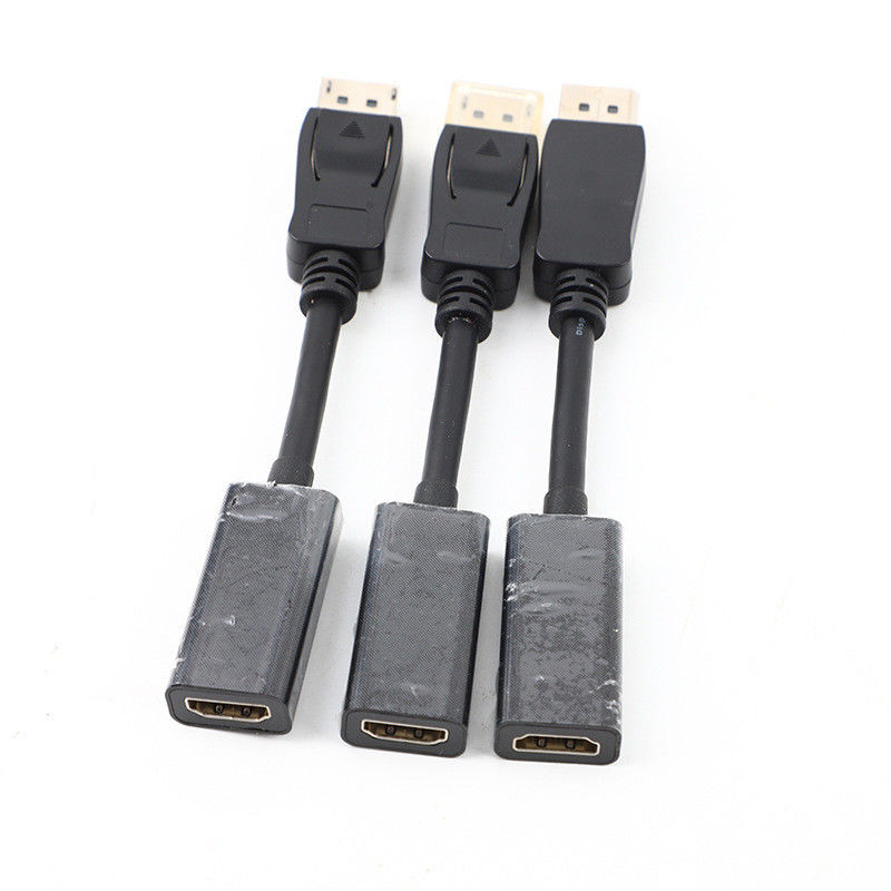 DP Männlich zu HDTV Weiblich HDTV Adapterkabel 4K 30HZ Schnellladung Datenübertragung
