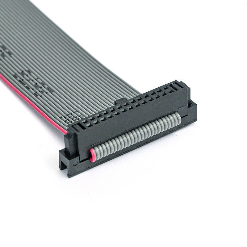 26Pin-IDC-Flachbandkabelanlage mit Dehnungsentlastung und 2,54mm IDC-IDC-Steckdose