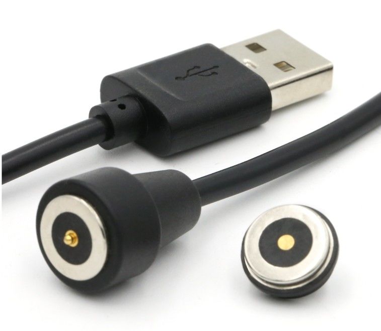 Hochstrom 3,0a Ladekabel USB 2-Pin Kreislauf-Ladegerät Magnetische Pogo-Pin
