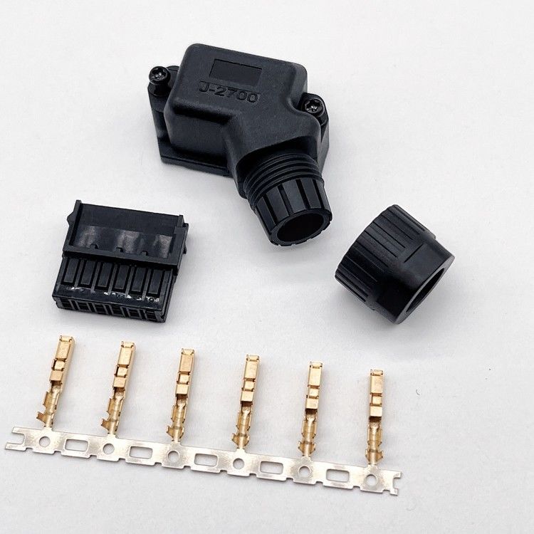 Vergoldete Servomotor-Steckdose 4 Pin 5 Pin Phosphor-Bronz-Kontaktmaterial
