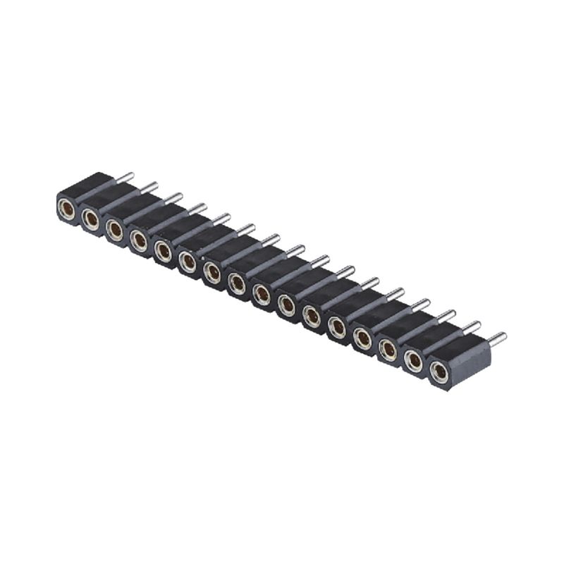 Maschinell verarbeitete weibliche Kopf 2,54 mm H7,0 mm Länge 10,0 mm Gerade 1-40-Pin-PCB-Anschluss