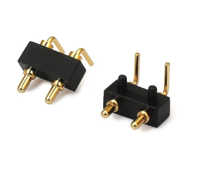 3.0mm 2Pin Männlicher Pogopin Einreiher Rechtswinkel Dip Pogo Pin Wasserdichtes Stecker