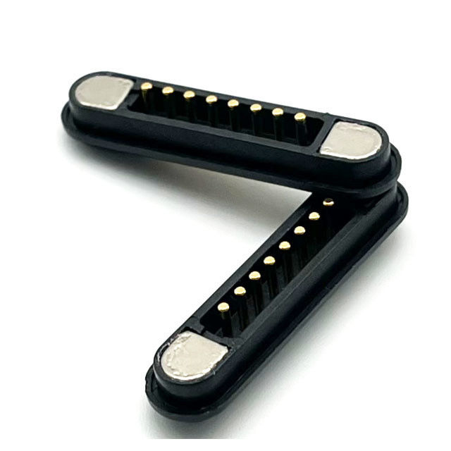 8pin Magnetische Verbindung Männlich weiblich Pogo Pin Verbindung für PCB-Board