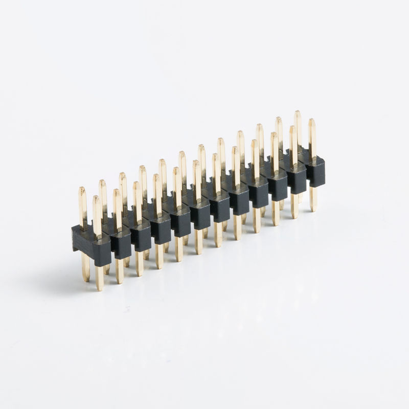 Zwei-Reihe-Board-zu-Board-Anschluss 2,54 mm Abstand 2 Pins 20 Pins 80 Pins Gerade PCB