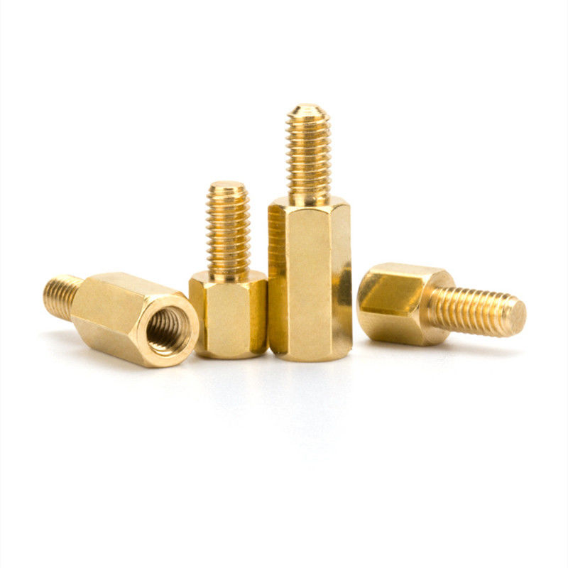 Individuelle PCB-Abstandsspalter Messing-Gewinde Hexagon-Ständer M2.5 M3 M6 Männlich-Frauen-Stand-off