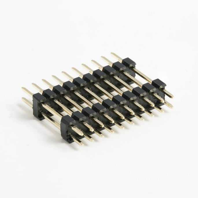 2.54mm Pitch Pin Header Connector Dual Row 20 Pin 80 Pin Straight Dip