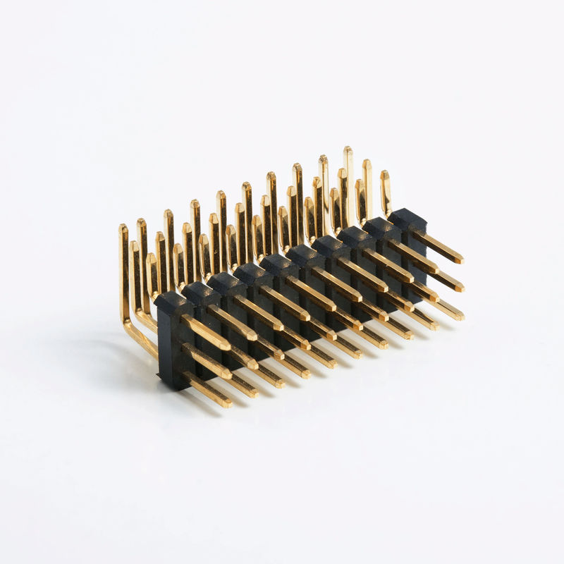 Vergoldete 2,0 mm Platten-zu-Platten-Kopfverbindung 3 - 120-Pin-PCB-Männliche-Pin-Verbindung