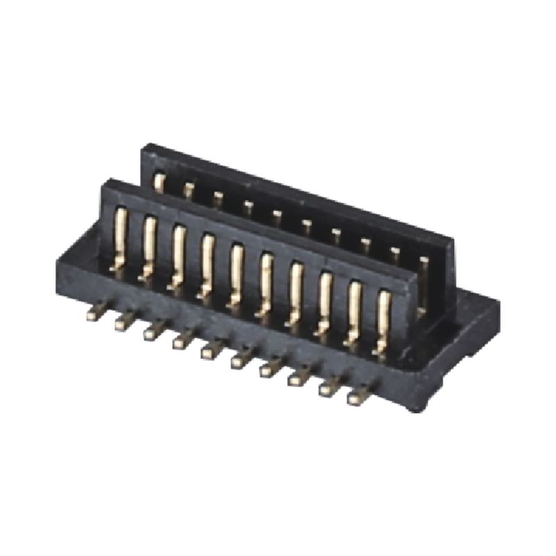 0.8mm Pitch BTB Steckverbinder 10 - 100 Pin Hochgeschwindigkeits-Mannsteckverbinder Phosphor Bronze