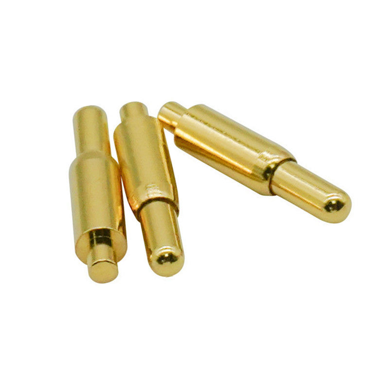 Benutzerdefinierte Batterie Messing Pogo Pin H7.2 Durch Loch Pin Stecker Feder geladen