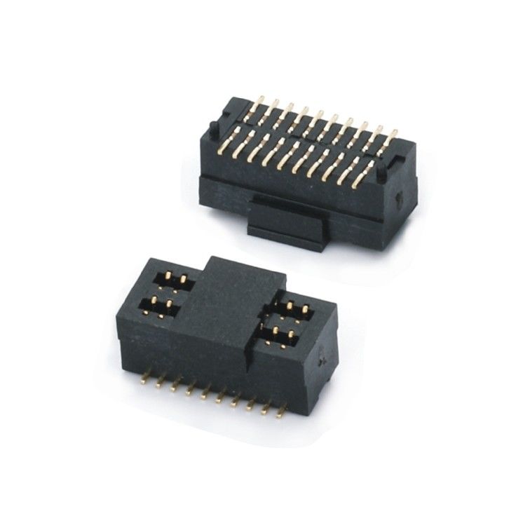 10 - 100 Pin Hochgeschwindigkeits-Board-to-Board-Anschluss 0,8 mm Pitch Weiblicher Kopfanschluss