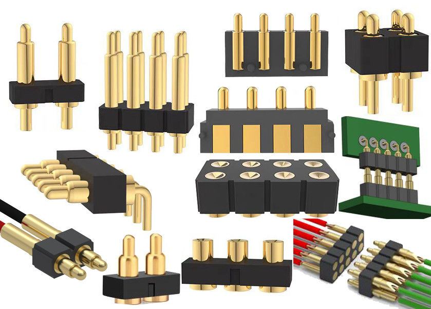 1x3P DIP Pogo Pin Connector Feder geladen 2 Pin - 40 Pin 2,54 mm Abstand