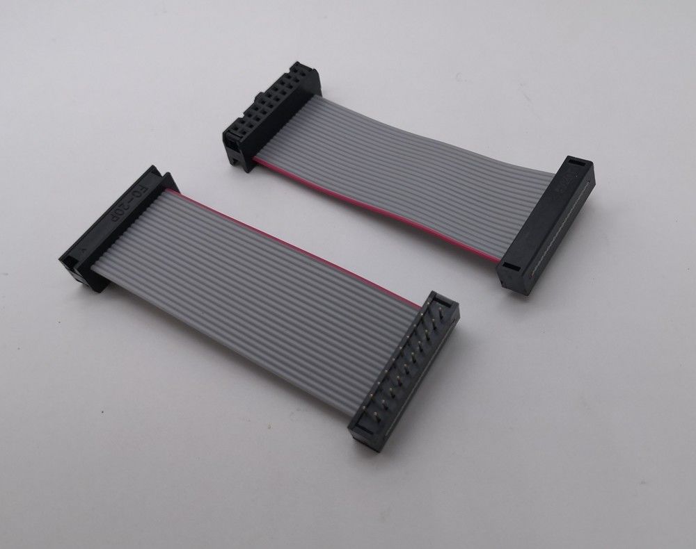 Ul 2561 28 Gauge 2.54 Pitch Dip Kabelmontage Idc 20 Pin Flat Ribbon Kabel Drahtgurt