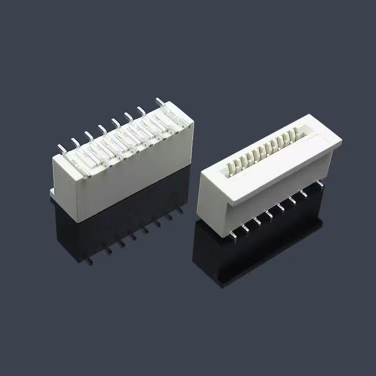 1.25mm FFC/FPC Kabel Zif Socket Connector Seitenkontakt mit Schloss 8 10 18 30 Pin Rechtswinkel Typ