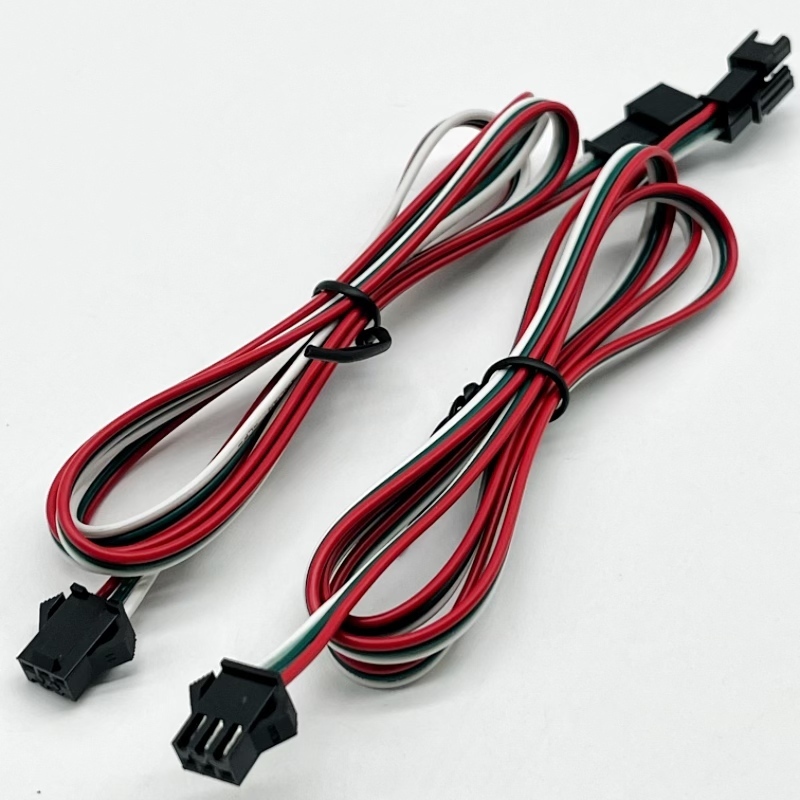 UL1007 Wire Harness Assembly SM 2.54mm 2 Pin 6 Pin 8 Pin Custom Electrical Cable Assemblies