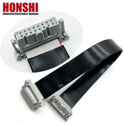 16 Pins IDC Flach PVC-Bandkabel mit 2,54 mm Pitch Connector angepasste Länge