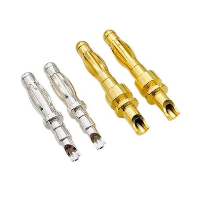 Banana Plug Präzisionsbearbeitung Multilam Pin Kontakt 4mm Lötkugel Endung