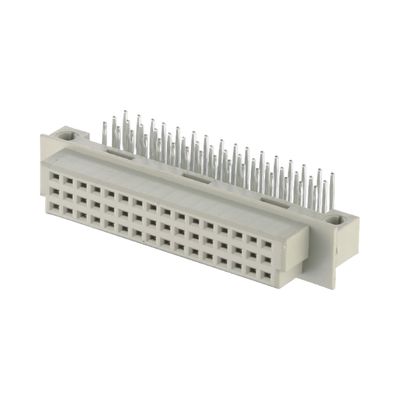 48 Pin Din 41612 Steckverbinder 2.54mm Rechtswinkel weiblicher Steckverbinder durch Loch 3*16Pin
