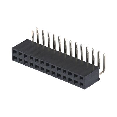 2.0mm H4.3 4.6mm Weiblicher Pin Kopfhörer Anschluss Rechtswinkel 90 Grad 2x2 2x40pin