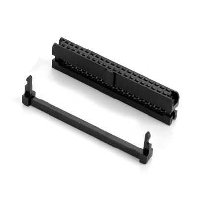 2.0mm Pitch IDC PCB-Anschluss 6 - 64 Pin Schwarz weibliche Steckdose Flachkabel FC Steckdose