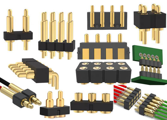 1x3P DIP Pogo Pin Connector Feder geladen 2 Pin - 40 Pin 2,54 mm Abstand