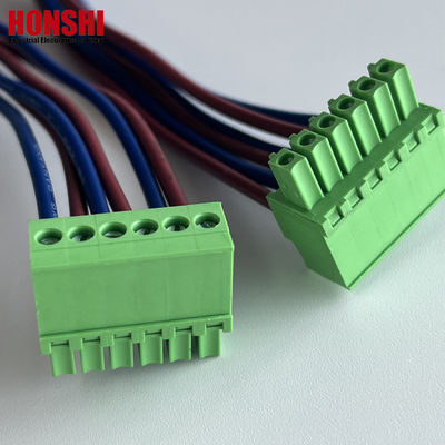 3.5 mm weibliche Steckdose-Terminal-Block Draht und Kabel Montage Hersteller Drahtgurt