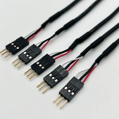 Custom 2,54mm Dupont Line Männlich weiblich Jumper Drahtgurt Dupont Kabel 15cm Schwarz
